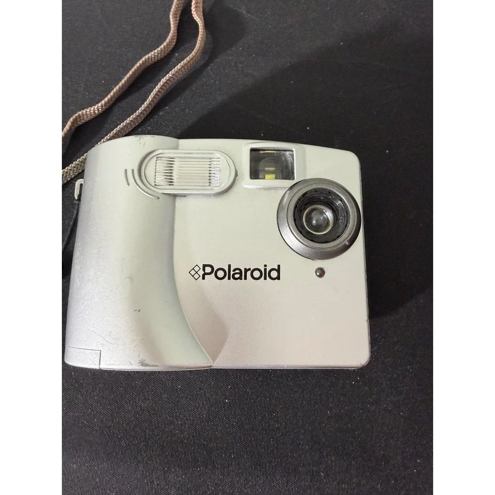 Polaroid PhotoMax FUN FLASH Digital Camera Silver GOOD Y2K Vintage Digicam